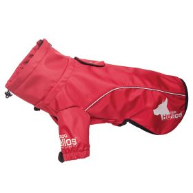 Dog Helios Extreme Softshell Performance Fleece Dog Coat (Color: Red, size: medium)