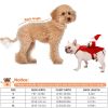 Pet Christmas Costumes Red Winter Coat for Dog Riding Santa Claus with Bell Clothes New Year Outfit Cosplay Costumes Party Dress Up For Cats